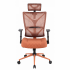 Кресло руководителя CHAIRMAN 566  Сетчатый акрил оранжевый /Ткань  оранжевый