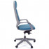 Кресло офисное CHAIRMAN 230 GREY Экокожа / черный пластик PU black/ черный пластик