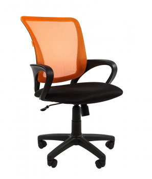 Кресло офисное CHAIRMAN 969 Комбинация Голубой TW-34/Черный*TW-11