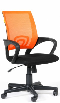 Кресло офисное CHAIRMAN 696 BLACK Комбинация Голубой/ЧернаяTW-01