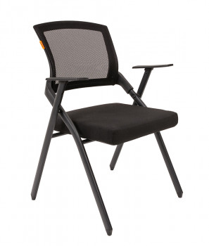 Кресло посетителя CHAIRMAN NEXX Сетчатый акрил (спинка).Ткань стандарт черная (сиденье) DW01 черный