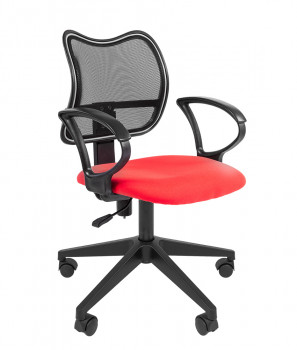 Кресло офисное CHAIRMAN 450 LT Новые подлокотники/Ткань C C-02 красный