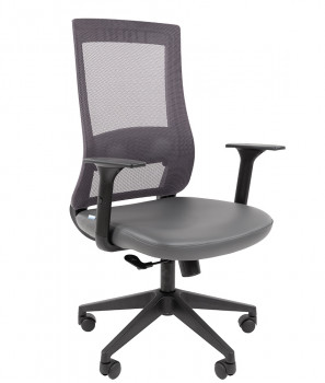 Кресло руководителя CHAIRMAN 500LT ЭКО Экокожа Серый