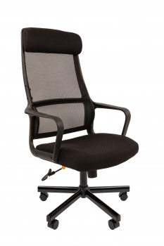 Кресло руководителя CHAIRMAN 590 Ткань TW Черный/Металл