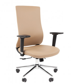 Кресло руководителя CHAIRMAN 500 LUX БП Экокожа Бежевый
