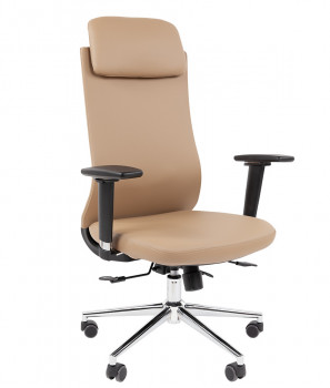 Кресло руководителя CHAIRMAN 500 LUX Экокожа Бежевый