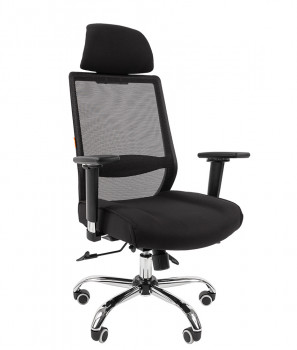 Кресло офисное CHAIRMAN 555 LUX  TW черный