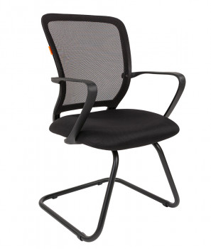 Кресло посетителя CHAIRMAN 698V Ткань TW-01 черный