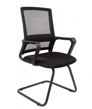 Кресло офисное CHAIRMAN 606V Сетчатый акрил / Ткань стандарт 15-21 черный TW-01 черный