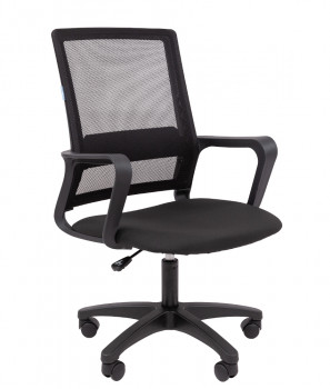 Кресло офисное CHAIRMAN 606 LT Сетчатый акрил / Ткань стандарт 15-21 черный TW-01 черный