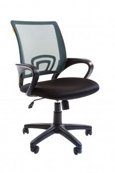 Кресло офисное CHAIRMAN 696 BLACK Комбинация Зелёный TW-03/Черная TW-01