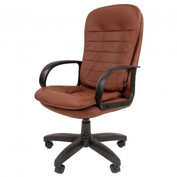Кресло руководителя Стандарт СТ-95 Экокожа коричневая