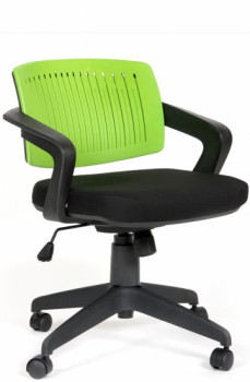 Кресло офисное CHAIRMAN SMART Комбинация Ткань TW Черная спинка из Пластика Зеленая