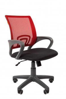 Кресло офисное CHAIRMAN 696 GREY  Красный TW-19