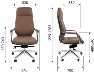 Размеры кресло руководителя CHAIRMAN 920