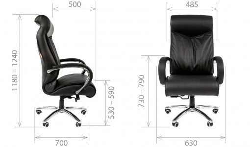 Размеры кресло руководителя CHAIRMAN 420