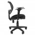 Кресло офисное CHAIRMAN 450 Комбинация цветов Акрил (спинка)/ткань (сидение) Черная TW-11