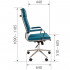Кресло офисное CHAIRMAN HOME 750 ткань велюр Е-33 бирюзовый