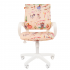 Кресло детское CHAIRMAN KIDS 103 WHITE БЕЛЫЙ ПЛАСТИК Ткань велюр с рисунком CRAZY