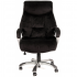 Кресло руководителя CHAIRMAN 438 С КНОПКОЙ Ткань Микрофибра (Вельвет) Серый
